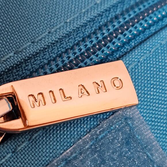 Blue Vintage Milano Series Shoulder/Crossbody Satchel Messenger Bag - Picture 8 of 13